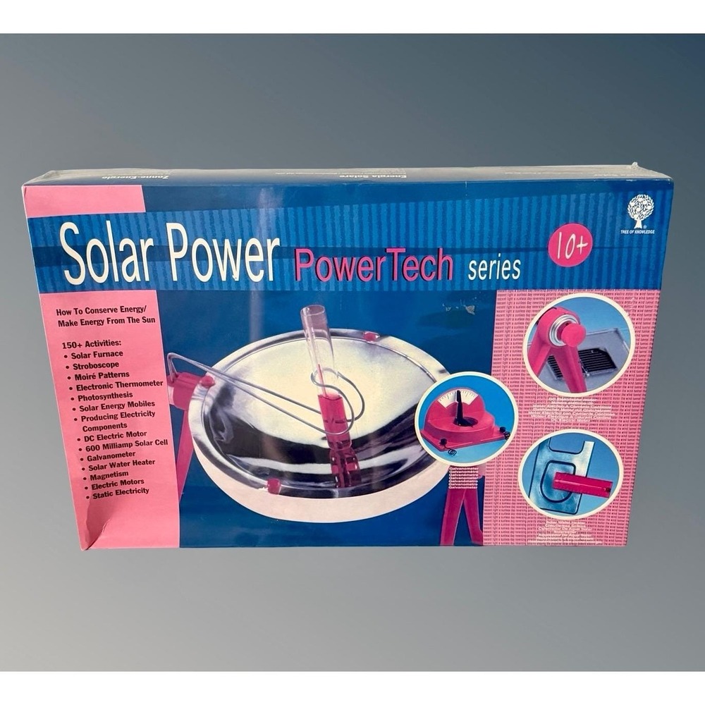 VTG Tree of Knowledge Sealed Solar Power PowerTech Science Kit 150+ Activities
